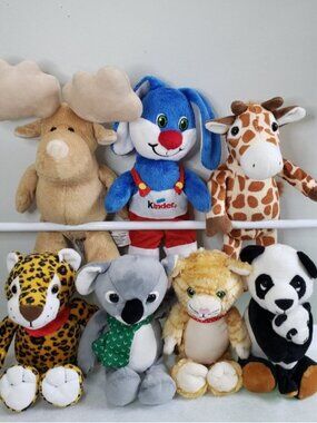 Kinder Surprise Plush Stuffed Animals - Bundle of 7